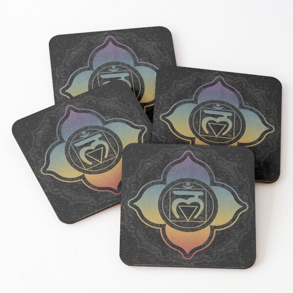 Item preview, Root Chakra Mandala - Coal + Rainbow Sunset designed and sold by Irene Estelle.