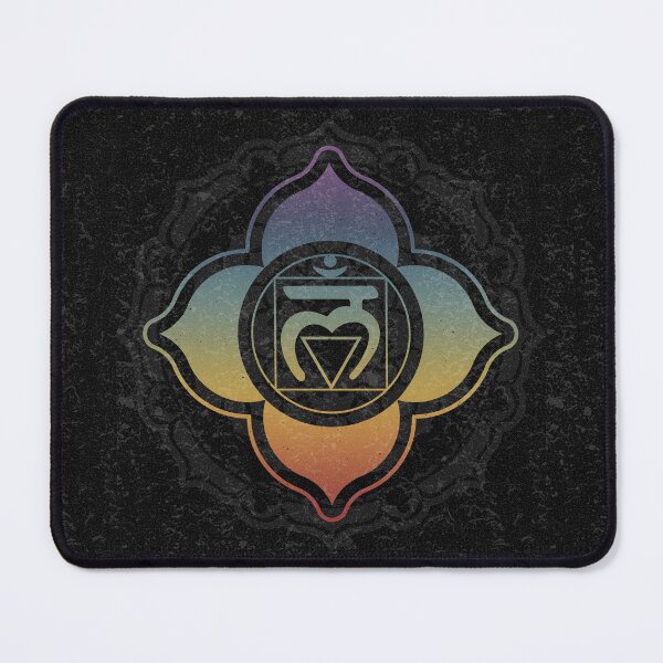Item preview, Root Chakra Mandala - Coal + Rainbow Sunset designed and sold by Irene Estelle.