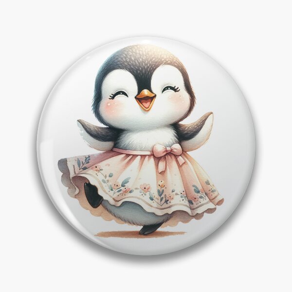 Item preview, Cute penguin dressed dancing! designed and sold by fribabywonder.