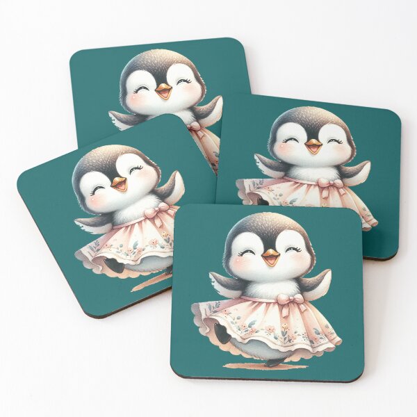 Item preview, Cute penguin dressed dancing! designed and sold by fribabywonder.