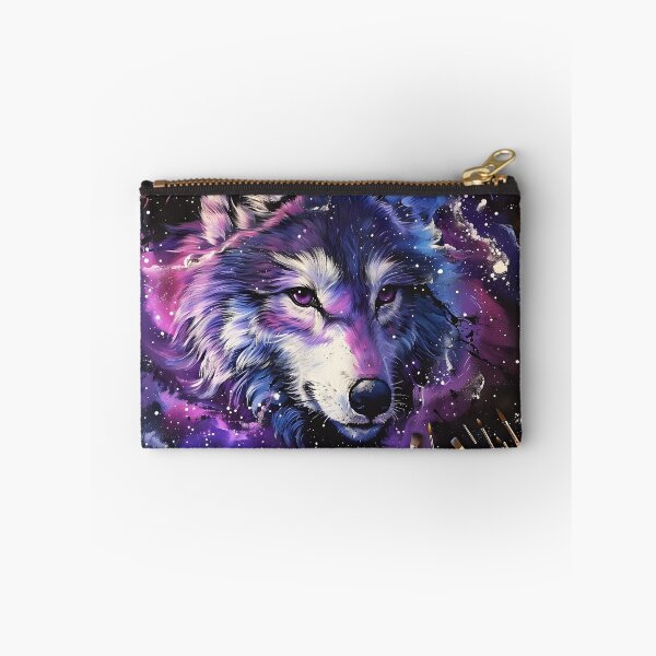 Item preview, Galaxy snow wolf digital art designed and sold by Aroeldesigns.