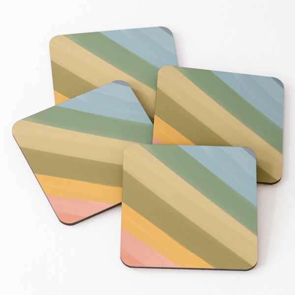 Item preview, Midcentury Colored Stripes designed and sold by TraditionalCA.