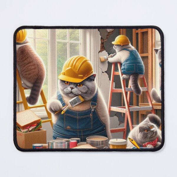 Item preview, cat building house designed and sold by Catsmoment.