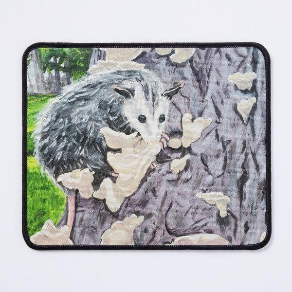Item preview, Bashful, opossum painting designed and sold by Joyful Chaos Art.