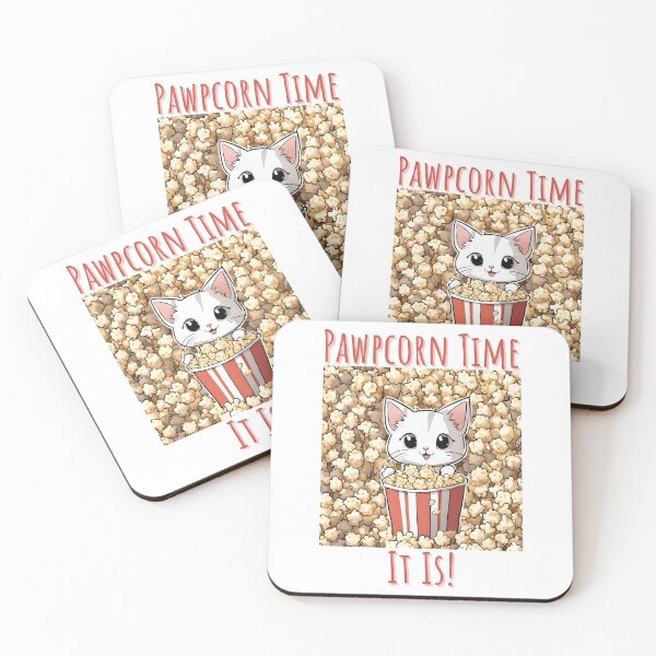Item preview, Pawpcorn Time It Is! designed and sold by snowskin.