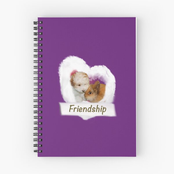 Item preview, Puppy & Bunny Friends - Purple Background designed and sold by OG-Graphics.