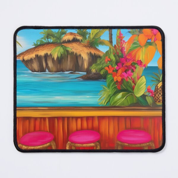 Item preview, Tropical Tiki Bar Art Island Vibes designed and sold by Tamas Das.