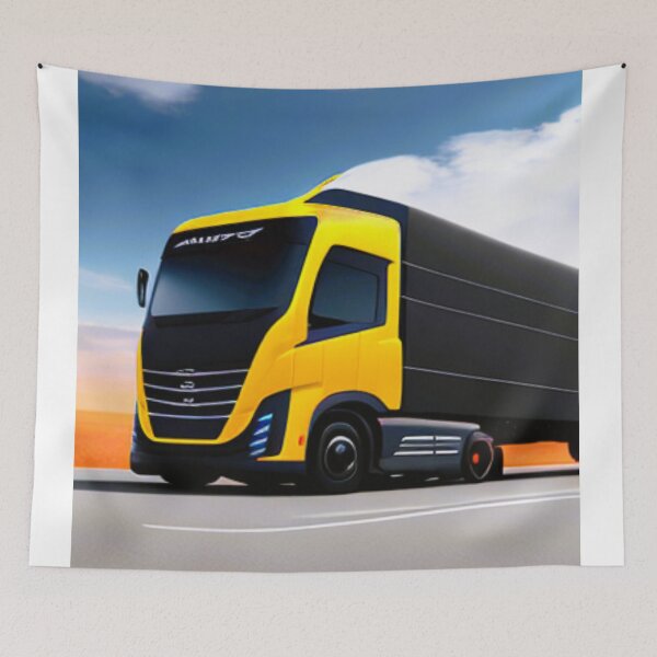 Artikelvorschau, Gelber Truck im Aero-Stil entworfen und verkauft von janjacbu.