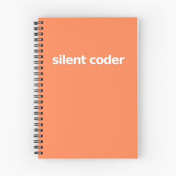 Item preview, Silent Coder - Orange designed and sold by munchgifts.
