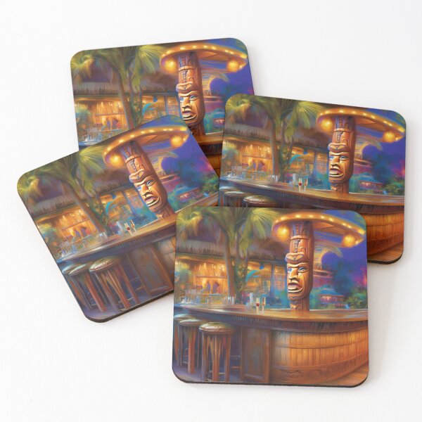 Item preview, Vintage Tiki Bar Decor Retro Paradise  designed and sold by Tamas Das.