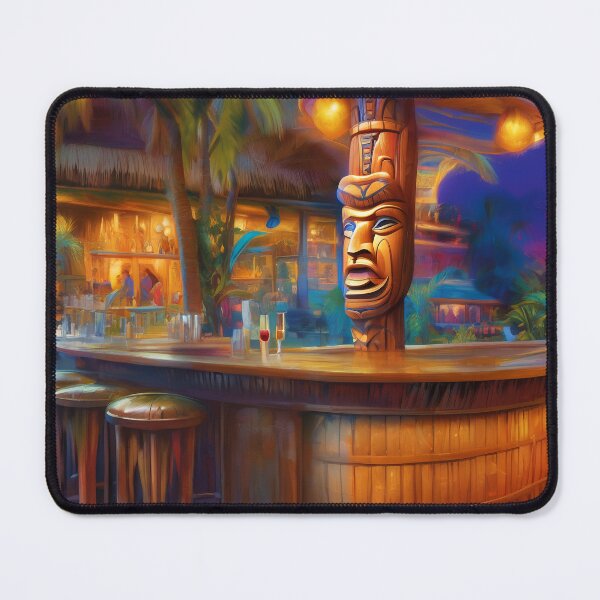 Item preview, Vintage Tiki Bar Decor Retro Paradise designed and sold by Tamas Das.