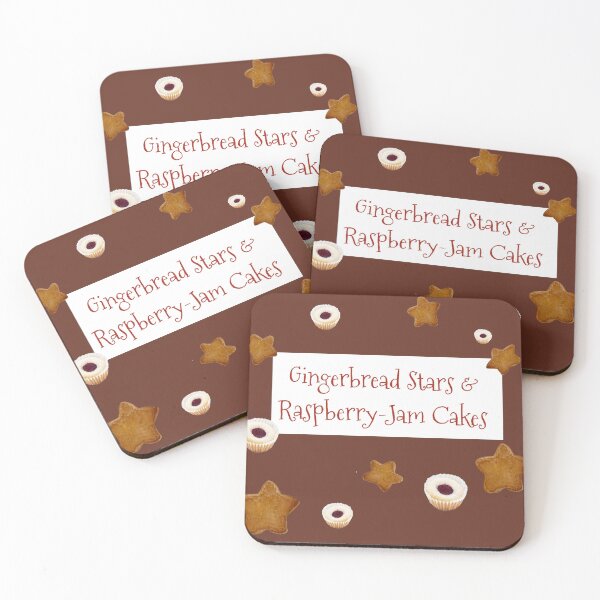 Item preview, Gingerbread & Jam Cakes designed and sold by FunandWhimsy.