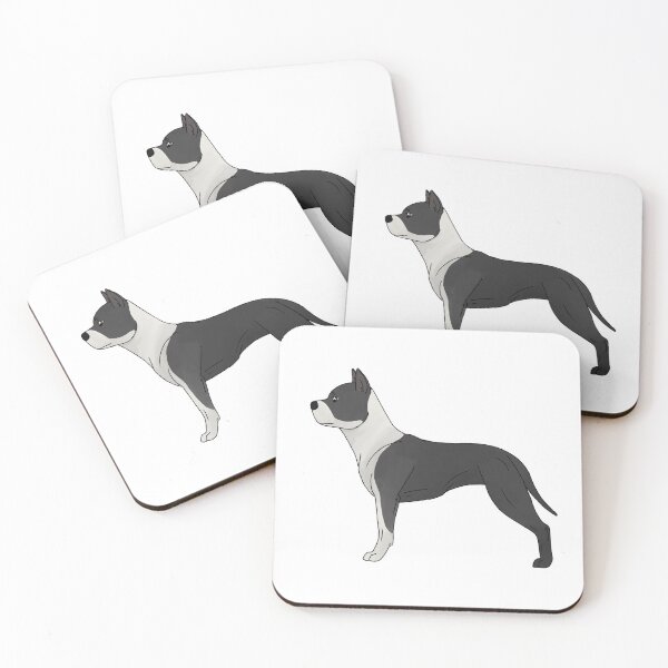 Item preview, Cropped Staffordshire Bull Terrier designed and sold by harmopiavu.