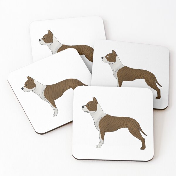 Item preview, Cropped Staffordshire Bull Terrier designed and sold by harmopiavu.