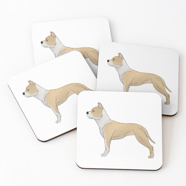 Item preview, Cropped Staffordshire Bull Terrier designed and sold by harmopiavu.