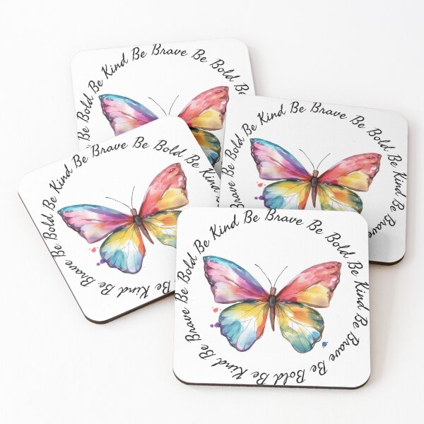 Item preview, Be Kind Be Bold Be Brave Print designed and sold by Thehatinthecat.