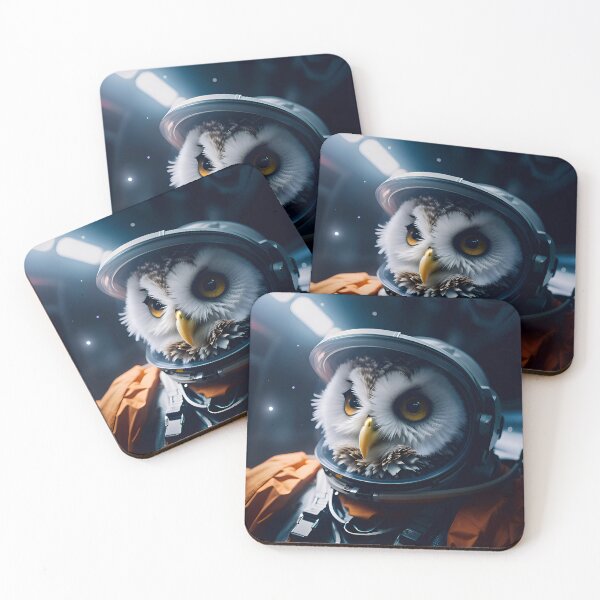 Item preview, Cute Owl Astronaut In Space designed and sold by TheArtOfPat.