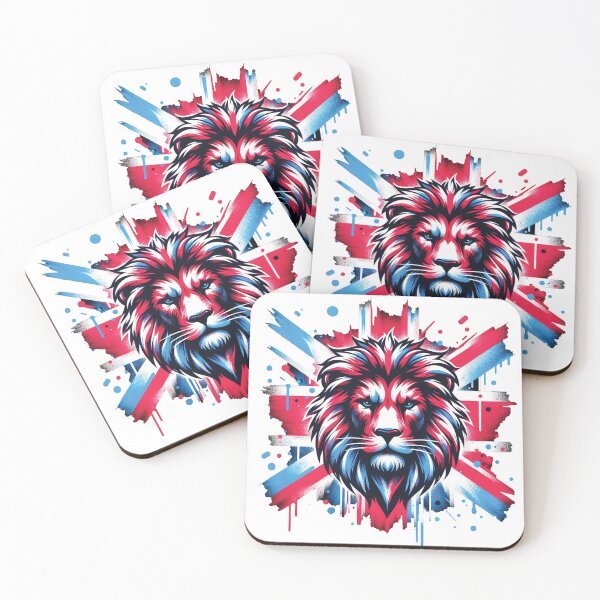 Aperçu de l'œuvre Union Jack Lion créée et vendue par Random Designs.