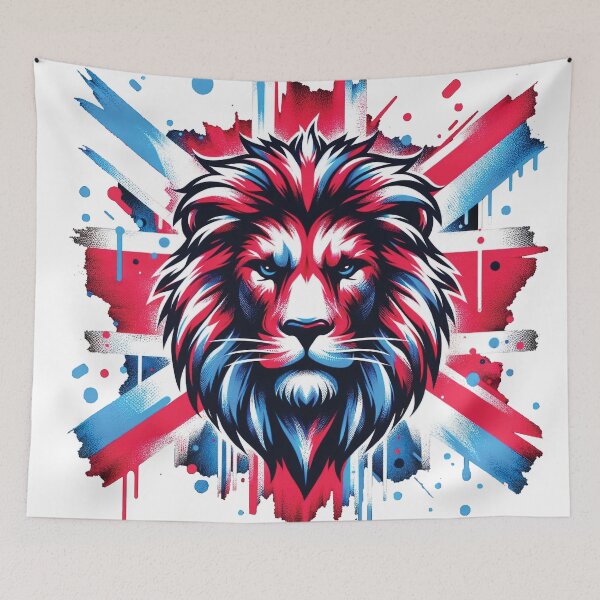 Artikelvorschau, Union Jack Löwe entworfen und verkauft von Random Designs.