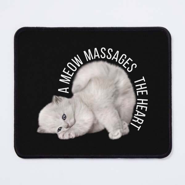 Item preview, A Meow Massages Heart designed and sold by flowerpower999.