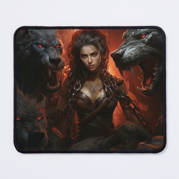 Item preview, Wolf Woman Art designed and sold by Obsidian Ink by Wilshire.