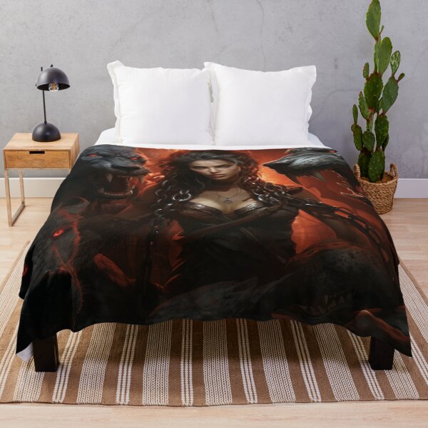 Item preview,  Wolf Woman Art designed and sold by Obsidian Ink by Wilshire.