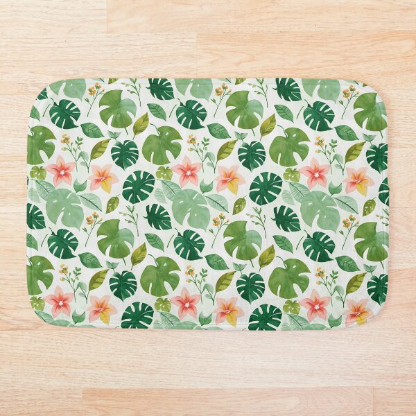 Item preview, Patrón vegetal con un toque floral. designed and sold by budhapix.