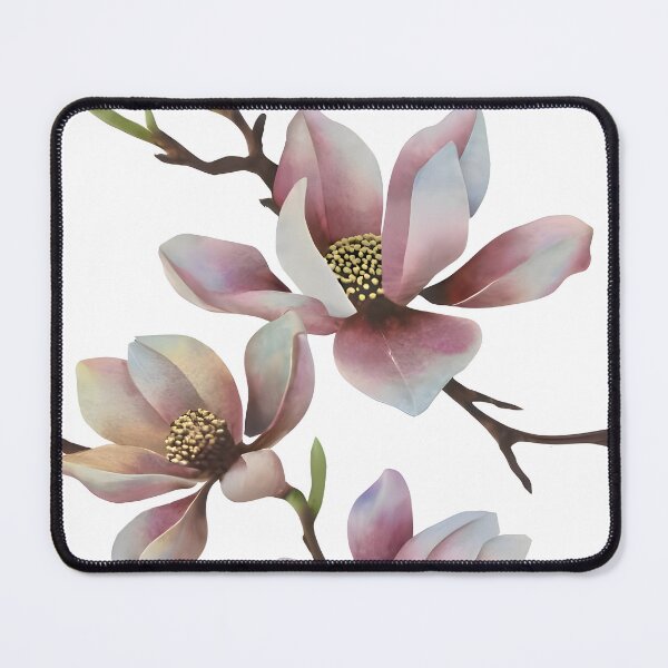 Item preview, Metallic Watercolor Magnolias designed and sold by WANBASTEN.