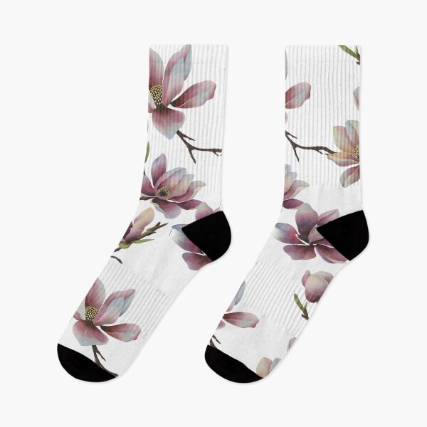 Item preview, Metallic Watercolor Magnolias designed and sold by WANBASTEN.