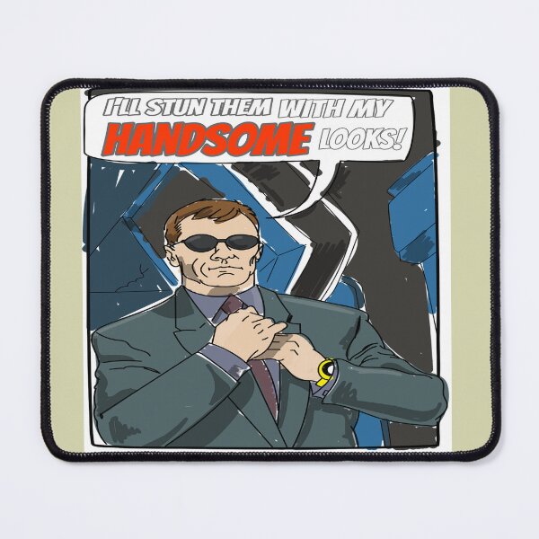 Item preview, Handsome Man Comic Hero designed and sold by Surreallytee.