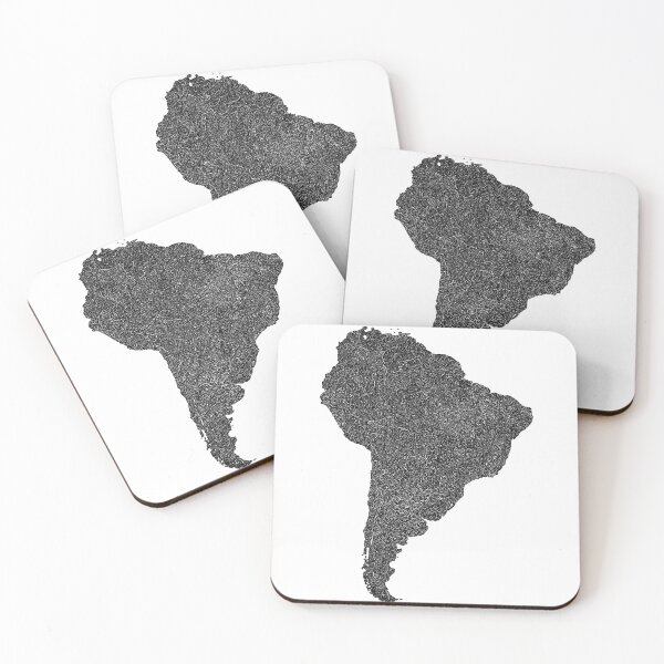 Item preview, South America Map and Pattern designed and sold by Naoswestvillage.