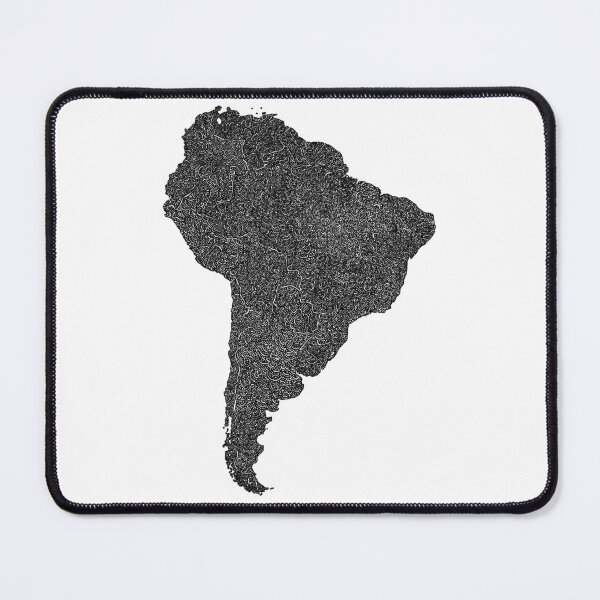 Item preview, South America Map and Pattern designed and sold by Naoswestvillage.