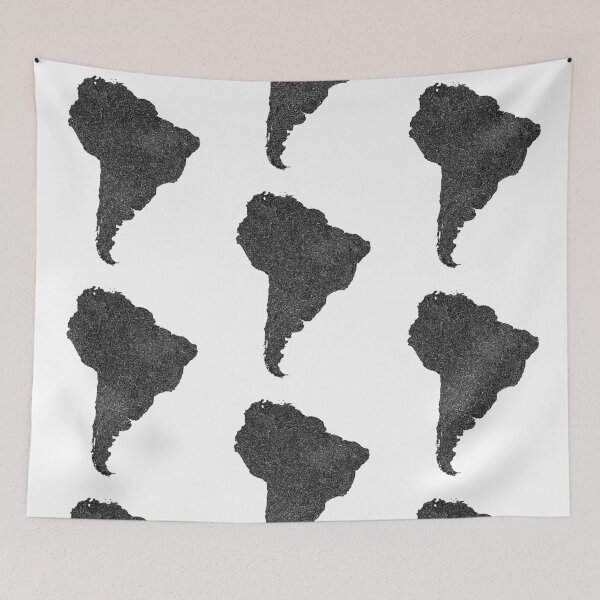 Item preview, South America Map and Pattern designed and sold by Naoswestvillage.