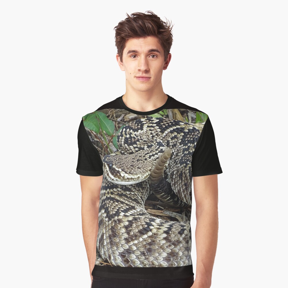 "Eastern Diamond Back Rattlesnake" Tshirt by glink Redbubble
