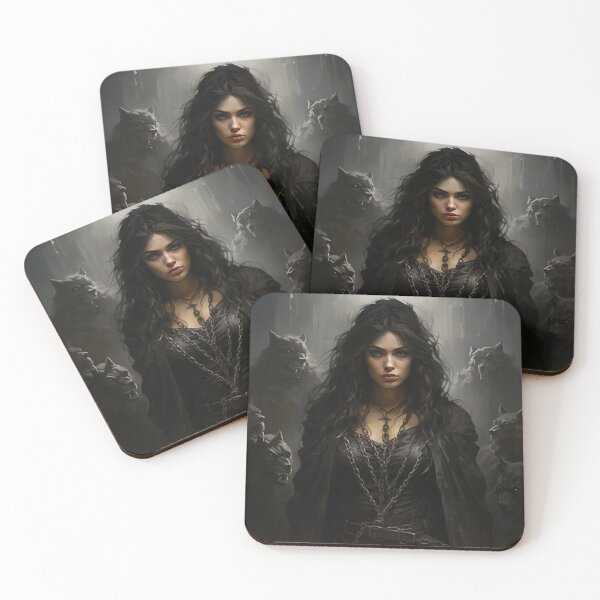 Item preview, Wolf Woman Art designed and sold by Obsidian Ink by Wilshire.