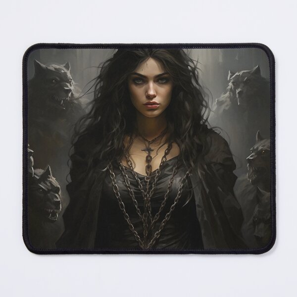 Item preview, Wolf Woman Art designed and sold by Obsidian Ink by Wilshire.