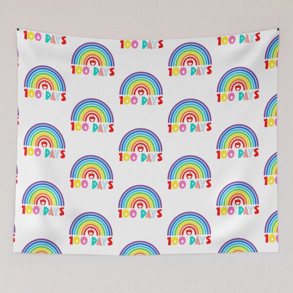 Item preview, 100 Brighter Days Rainbow Kindergarten Kids Teacher Vintage designed and sold by roboartpixel.