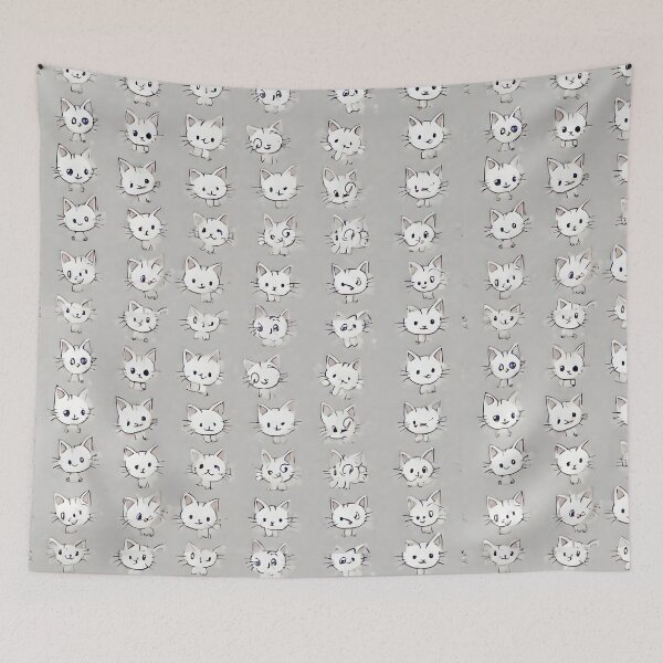 Aperçu de l'œuvre Kitten pattern créée et vendue par WetRatz.
