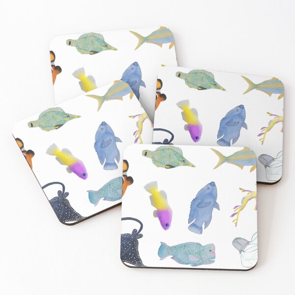 Item preview, Ocean Animal Sticker Pack  designed and sold by Kiki-111.
