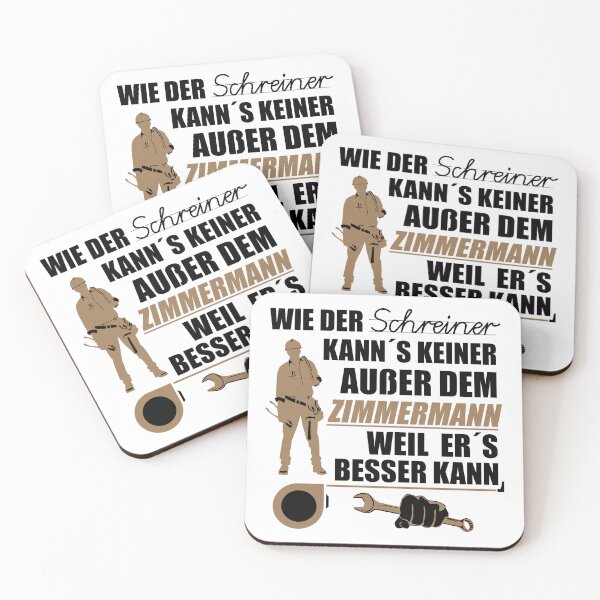 Item preview, Zimmermann kann's besser. Lustige Geschenkidee für Zimmermänner / Zimmerer designed and sold by silentcolors.