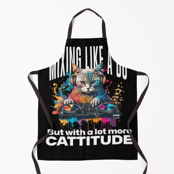 Item preview, "Neon Beat: Cyberpunk Cat DJ" designed and sold by DarkSideArtz.