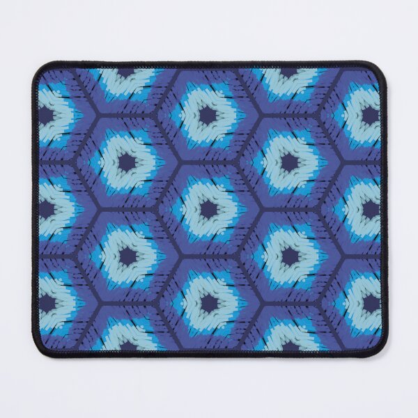 Artikelvorschau, Blue Ombre Ocean Hexagonal – kleiner Maßstab entworfen und verkauft von jackandbey.
