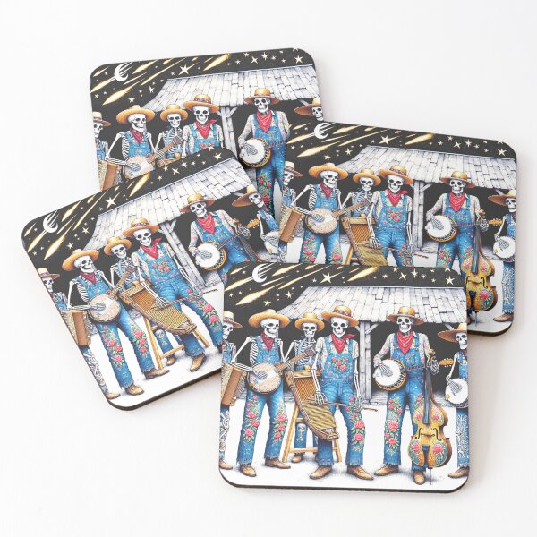 Item preview, Dead Skeletons Grateful Washboard Dark Star Starlight Jam designed and sold by HippieFarms11.