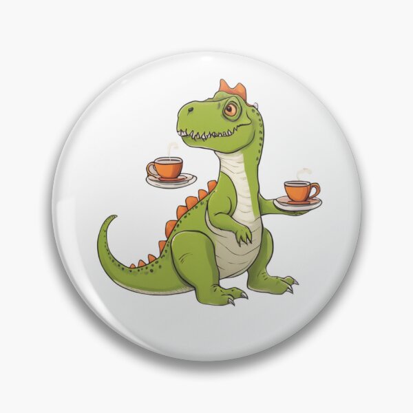 Item preview, T-Rex Tea Party - Dino Sips in Style designed and sold by LogoBlend.