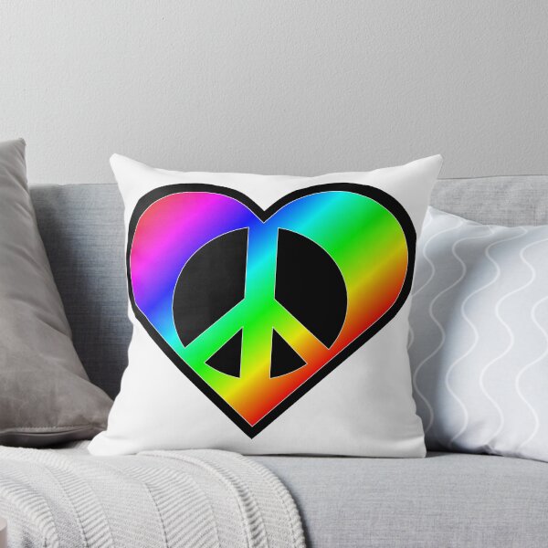 Item preview, Heart, love and peace rainbow designed and sold by YaSoff.