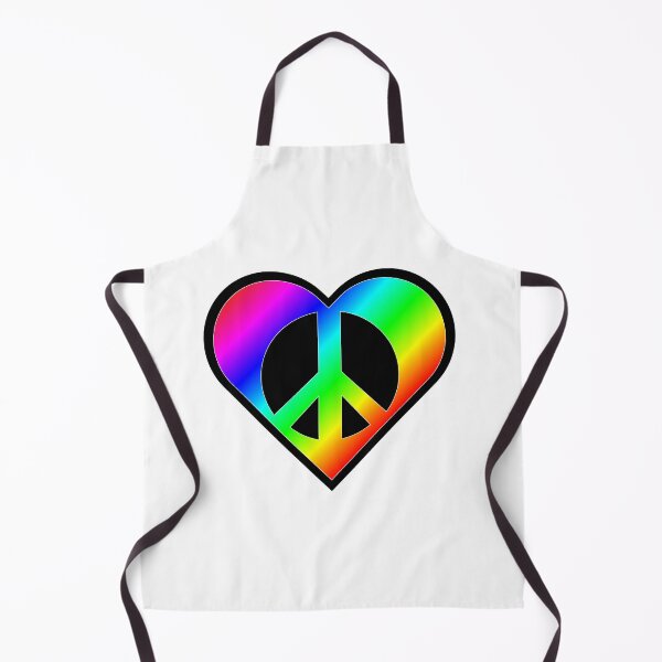 Item preview, Heart, love and peace rainbow designed and sold by YaSoff.