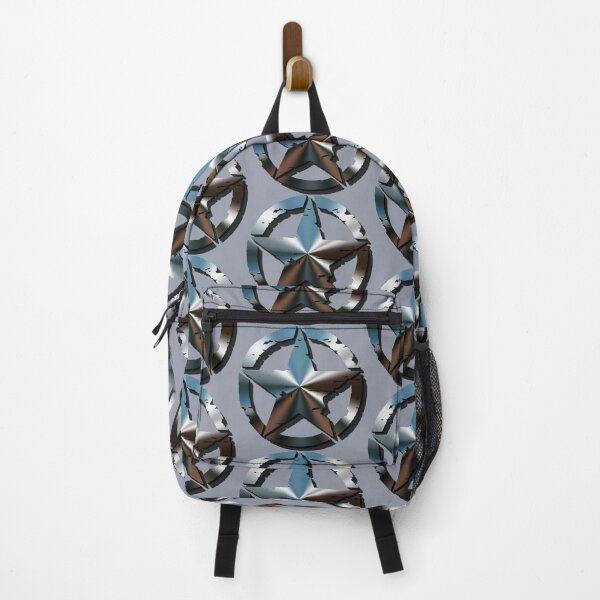 Item preview, Сhrome-plated military star symbol designed and sold by VugArtShop.