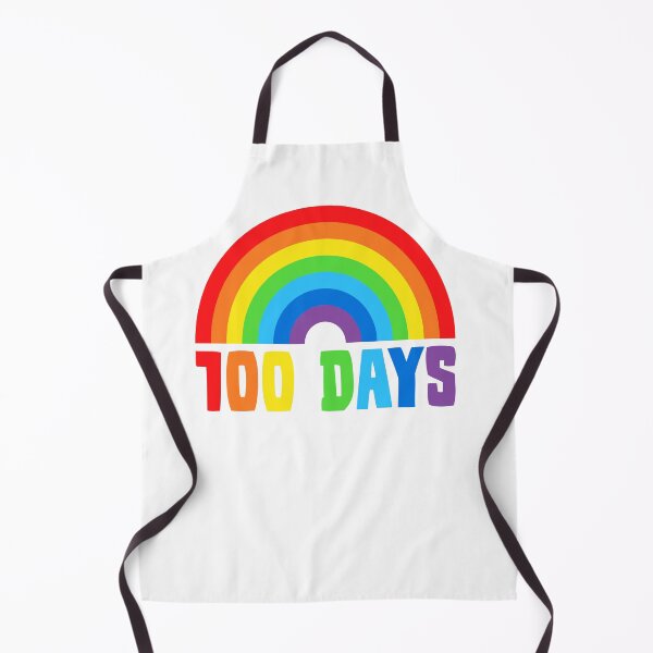 Item preview, Pre-K Teacher 100 Days Brighter Happy 100 Day Rainbow Retro designed and sold by roboartpixel.