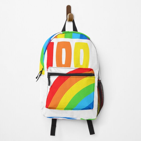 Item preview, Pre-K Teacher 100 Days Brighter Happy 100 Day Rainbow Retro designed and sold by roboartpixel.