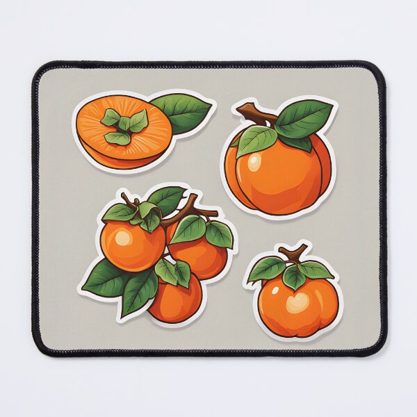 Item preview,   cute Persimmon fruit  designed and sold by krishnajit22.